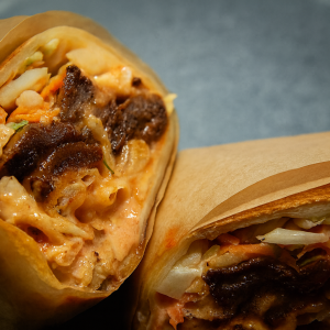 Beef Suya Wrap