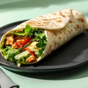 Veggie/or wheat Tortilla Wrap